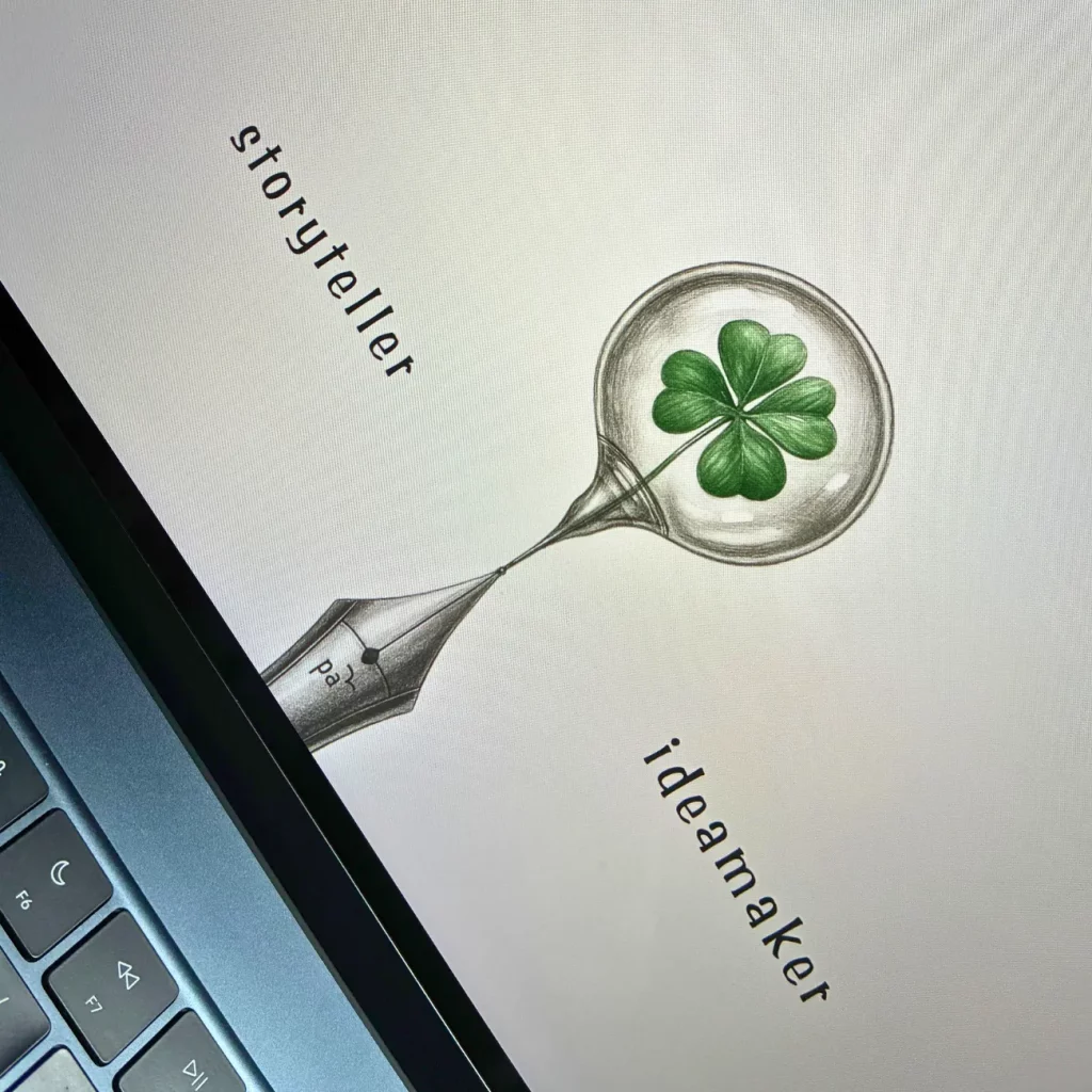 a capture from pa3 website - signature clover, storyteller, ideamaker