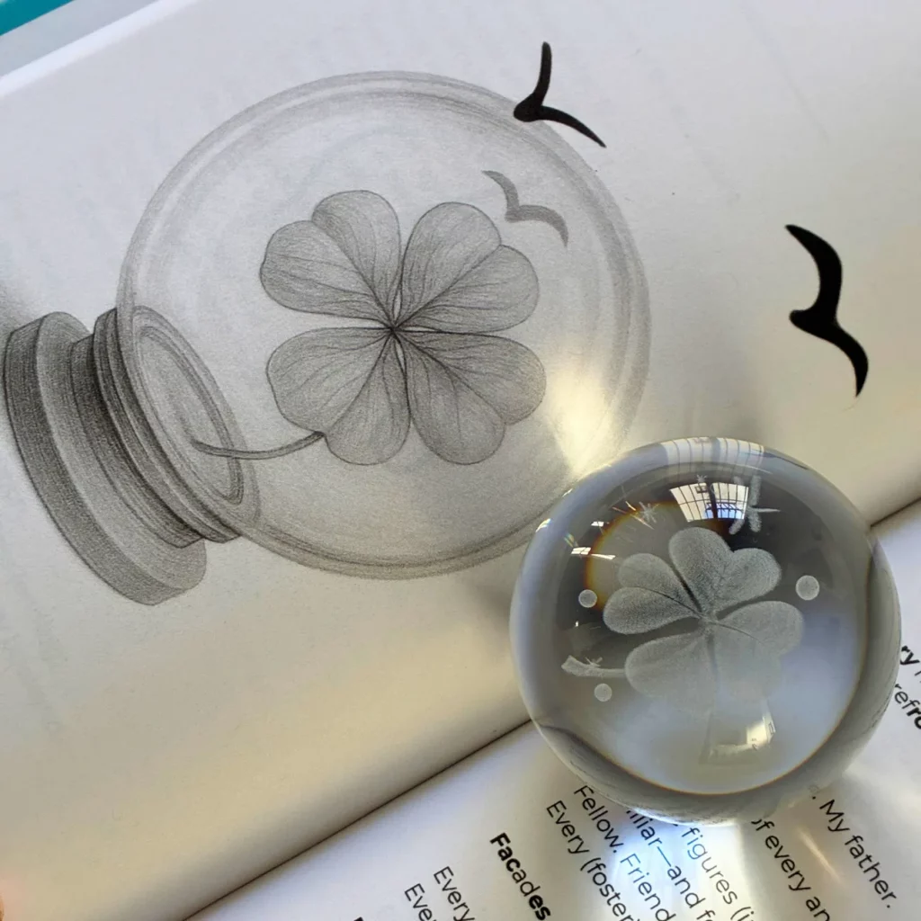the clover sphere from pa3's the stage(s) we build book